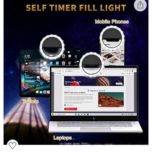 Selfie ring light for android and iphone - Picture 6 of 8